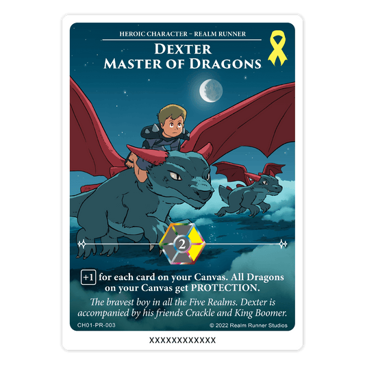 Dexter Master of Dragons Limited Edition Charity Card
