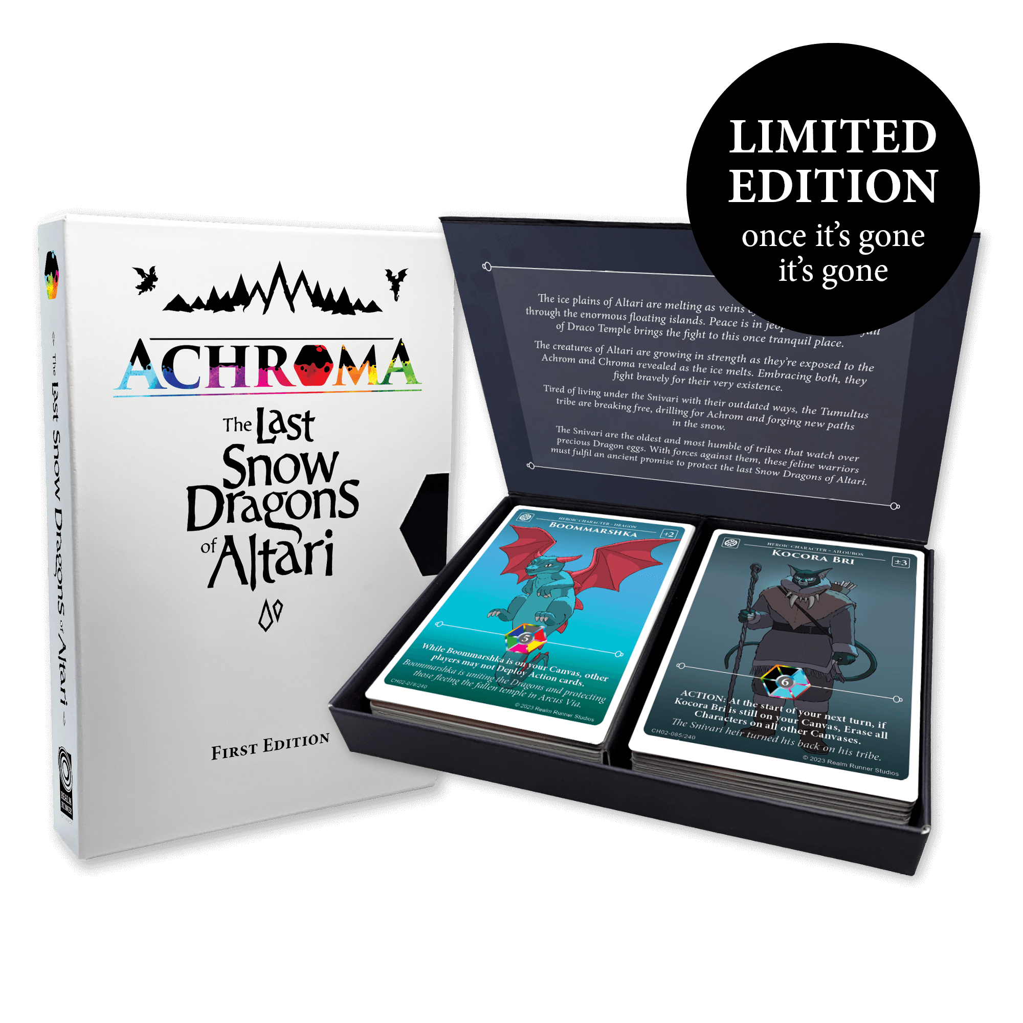 Achroma: The Last Snow Dragons of Altari - First Edition