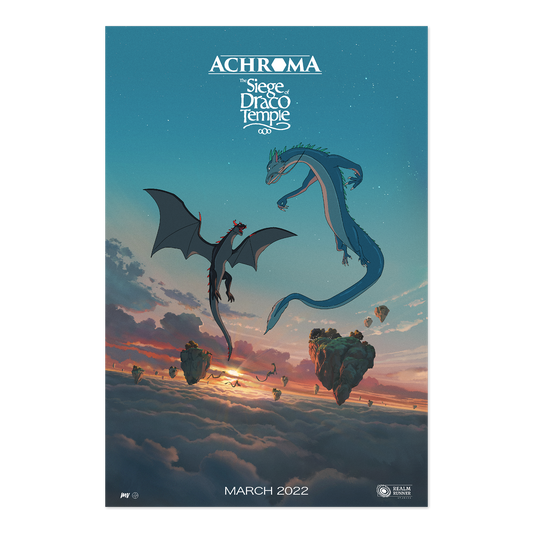 Achroma: The Siege of Draco Temple 24”x36” Poster